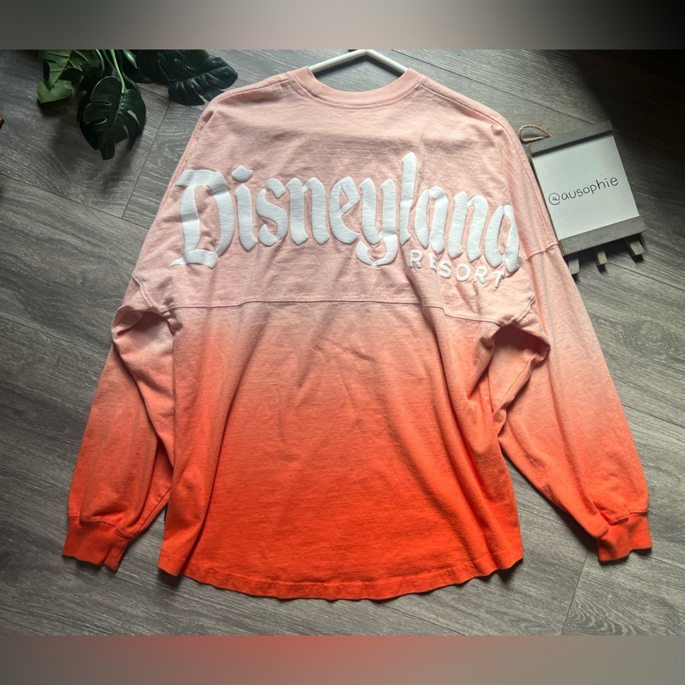 Disney Parks Unisex Orange Coral Ombre Spirit Jersey Disneyland Resort. Size M - Picture 6 of 11